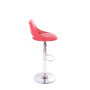 Barová stolička G21 Aletra koženková red