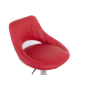 Barová stolička G21 Aletra koženková red