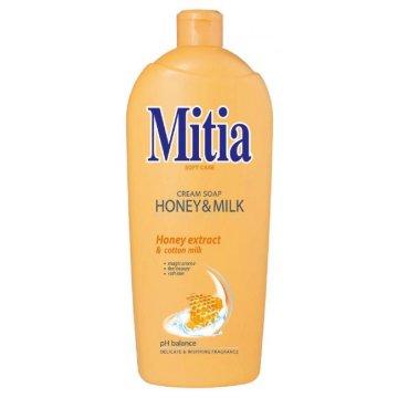 Mitia tekuté mydlo 1l Med&Mlieko