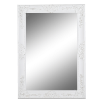Zrkadlo, biely rám, MALKIA TYP 9