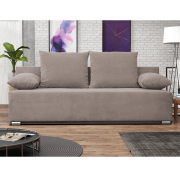 Rozkladacia pohovka, látka sivohnedá taupe, FERIHA