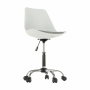 Kancelárska stolička, biela/sivá, DARISA