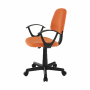 Kancelárska stolička, oranžová/čierna, TAMSON