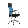 Kancelárske kreslo, modrá/čierna, TC3-973M 2 NEW