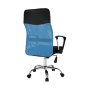 Kancelárske kreslo, modrá/čierna, TC3-973M 2 NEW