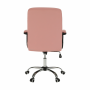 Kancelárske kreslo, ružová ekokoža, RULIS