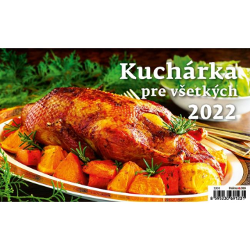 Stolový kalendár Kuchárka pre všetkých 2022