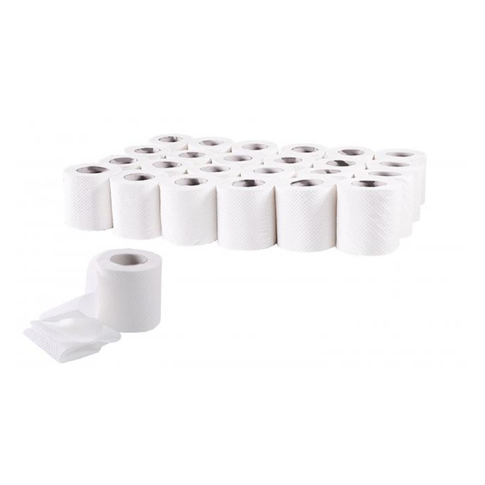 Toaletný papier 2-vrstvový biely recyklovaný 24ks x 20m