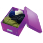 Malá škatuľa Click & Store purpurová