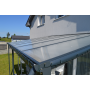 hliníková pergola LANITPLAST WALL 53 antracit + bronz PC