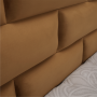 Boxspringová posteľ 180x200, svetlohnedá, GOLDBIA