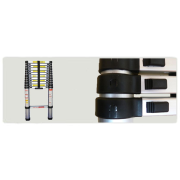 Teleskopický rebrík G21 GA-TZ9-2,6M hliníkový