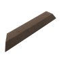 Prechodová lišta G21 Indický teak pro WPC dlaždice, 38,5 x 7,5 cm rohová (levá)