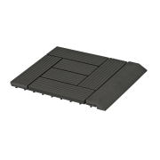 Prechodová lišta G21 Eben pro WPC dlaždice, 30 x 7,5 cm rovná