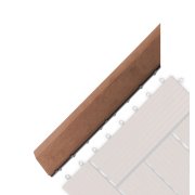 Prechodová lišta G21 Třešeň pro WPC dlaždice, 38,5 x 7,5 cm rohová (levá)