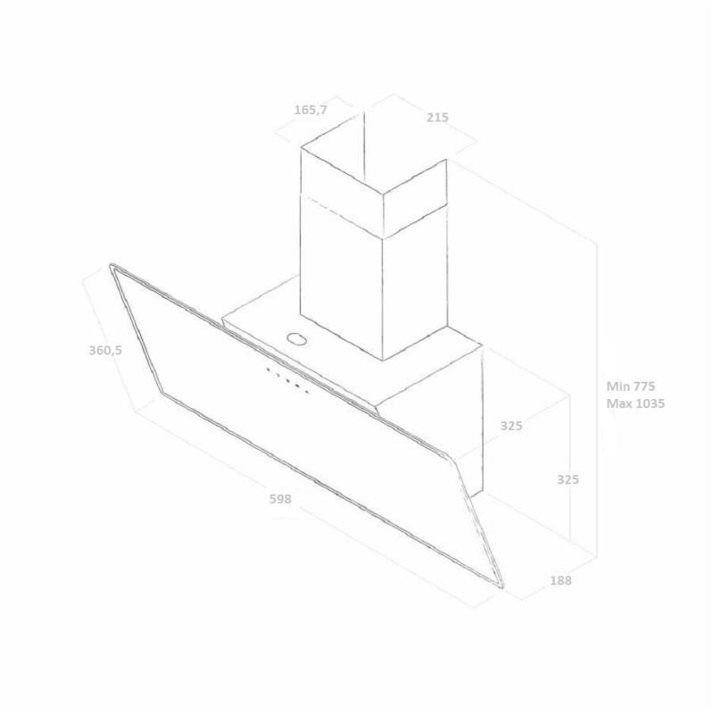 DIGESTOR ELICA STILL BL/A/60  (PRF0151314A)