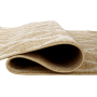 Koberec, béžová/vzor v slonovinovej, 57x90 cm, NALA