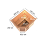 fínska sauna KARIBU AMELIA 3 (66765) LG3046