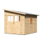 drevený domček KARIBU BOMLITZ 3 (68862) natur LG3137