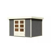 drevený domček KARIBU ASKOLA 5 (9142) sivý LG3193