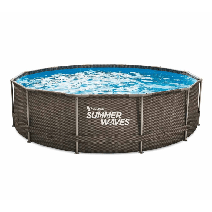 Summer Waves Active Frame rattan Ø 366x91 cm