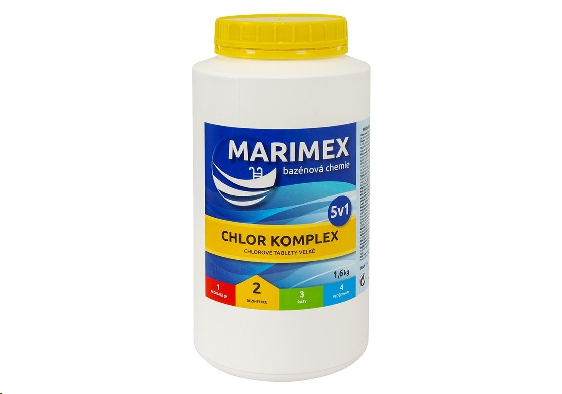 Bazénová chémia Marimex Komplex 5v1 1,6 kg