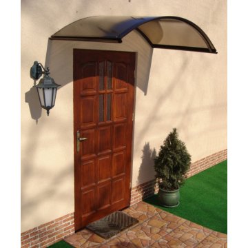 vchodová strieška LANITPLAST TOPAZ 130/70 hnedá