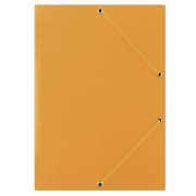 Kartónový obal lesklý s gumičkou DONAU oranžový