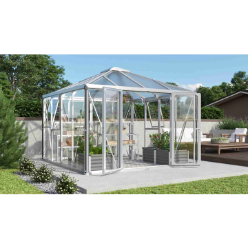 záhradný skleník VITAVIA FORTUNA strieborný LG3725