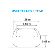 Bazén vírivý MSPA Tekapo C-TE041
