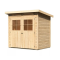 drevený domček KARIBU GLUCKSBURG 2 (68189) natur LG3487