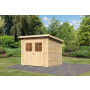 drevený domček KARIBU GLUCKSBURG 4 (57743) natur LG3496
