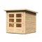 drevený domček KARIBU STOCKACH 2 (77873) natur LG3513