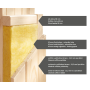 fínska sauna KARIBU LARIN (75613) LG3971