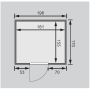 fínska sauna KARIBU SODIN (75690) LG3976