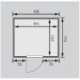 fínska sauna KARIBU SODIN (85599) LG3980