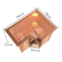 fínska sauna KARIBU SAHIB 2 (50037) LG3990