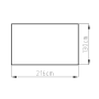 plechový domček LANITPLAST HALLE 74 ANTRACIT LG4023