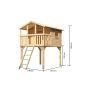 detské ihrisko KARIBU BENJAMIN 91202 natur LG2409