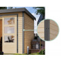 hybridný domček KARIBU JUPITER A (93423) natur / terragrau LG4030