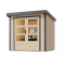 hybridný domček KARIBU JUPITER A (93409) natur / terragrau LG4027
