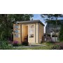 hybridný domček KARIBU JUPITER A (93409) natur / terragrau LG4027
