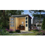 hybridný domček KARIBU JUPITER C (93415) antracit / terragrau LG4039