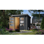 hybridný domček KARIBU JUPITER C (93415) antracit / terragrau LG4039