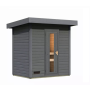 fínska sauna KARIBU HYTTI 1 (97703) terragrau LG4123