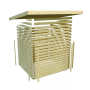 fínska sauna KARIBU HYTTI 1 (97703) terragrau LG4123