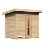 fínska sauna KARIBU HYTTI 3 (93863) natur LG4146
