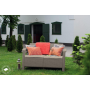 Záhradný nábytok Keter Corfu love seat dvousedačka cappucccino