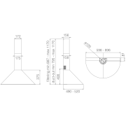 DIGESTOR ELICA TONDA WH F/60  (2939587C)
