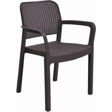 Plastová stolička  Keter Samanna hnedá